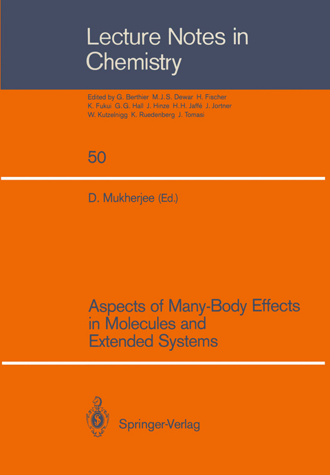 Aspects of Many-Body Effects in Molecules and Extended Systems - 