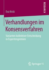 Verhandlungen im Konsensverfahren -  Eva Krick