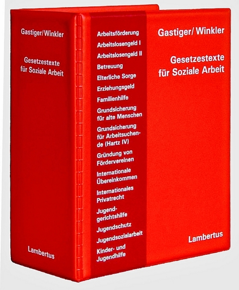 Gesetzestexte für Soziale Arbeit - Sigmund Gastiger