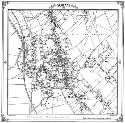 Soham 1901 Map - Peter J. Adams