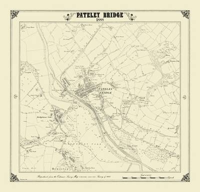 Pateley Bridge 1888 Map - Peter J. Adams
