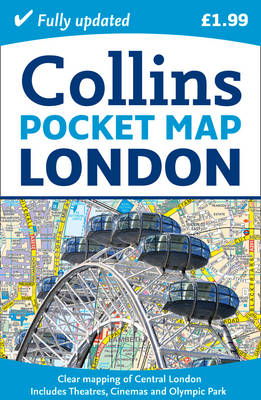 London Pocket Map -  Collins Maps