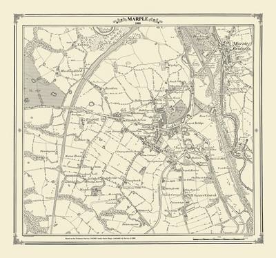 Marple 1880 Map - Peter J. Adams