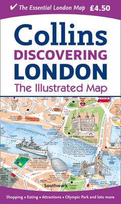 Discovering London Illustrated Map -  Collins Maps