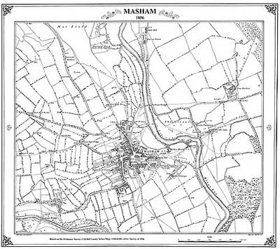 Masham 1856 Victorian Map - Peter J. Adams