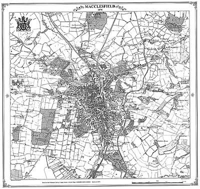 Macclesfield 1870 Map - Peter J. Adams