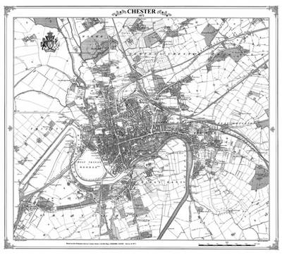 Chester 1872 Map - Peter J. Adams