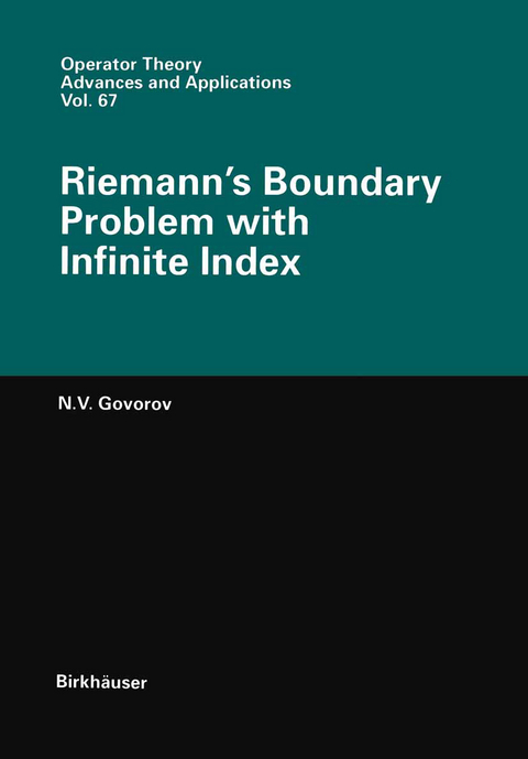 Riemann’s Boundary Problem with Infinite Index - Nikolaj V. Govorov