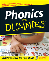 Phonics for Dummies -  Susan M. Greve