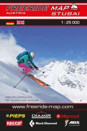 Freeride Map Stubai