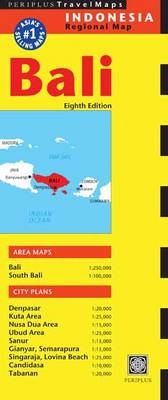 Bali Travel Map -  Periplus Editions