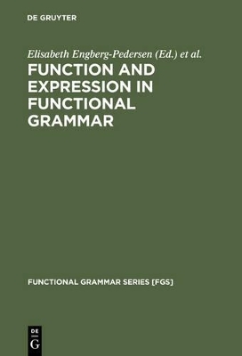 Function and Expression in Functional Grammar - 