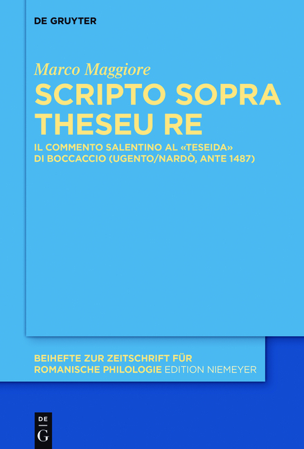 Scripto sopra Theseu Re - Marco Maggiore