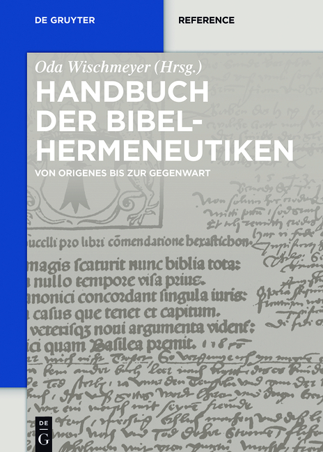 Handbuch der Bibelhermeneutiken - 