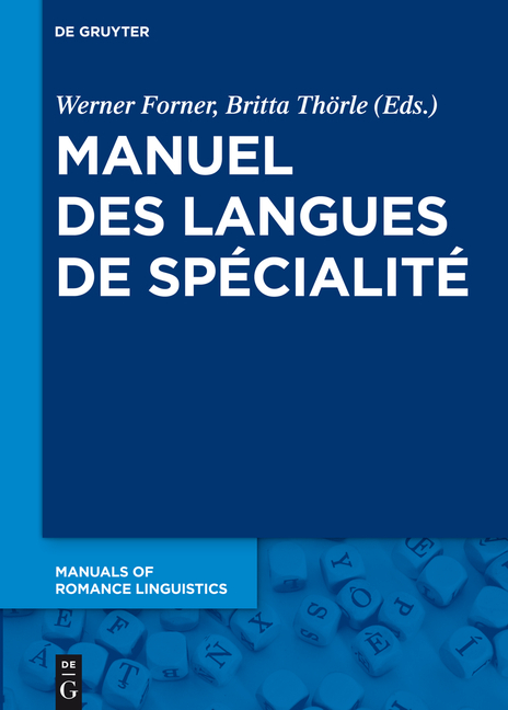 Manuel des langues de spécialité - 