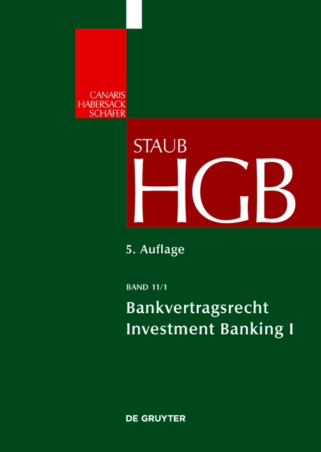 Handelsgesetzbuch / Bankvertragsrecht - Stefan Grundmann