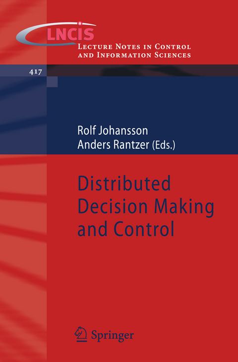 Distributed Decision Making and Control - 