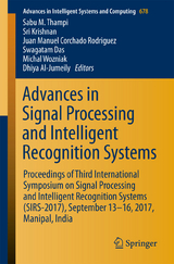 Advances in Signal Processing and Intelligent Recognition Systems - 