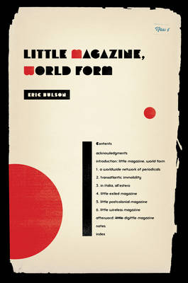 Little Magazine, World Form - Eric Bulson