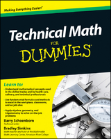 Technical Math For Dummies - Barry Schoenborn, Bradley Simkins