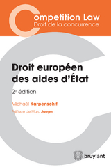 Droit européen des aides d''État -  Michael Karpenschif