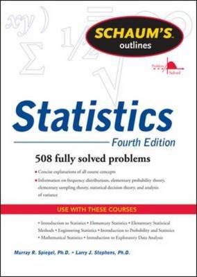 Schaums Outline of Statistics, Fourth Edition - Murray Spiegel, Larry Stephens
