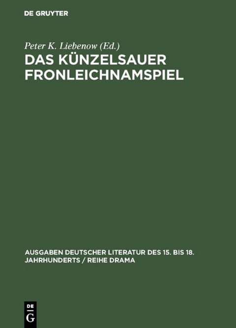 Das Künzelsauer Fronleichnamspiel - 