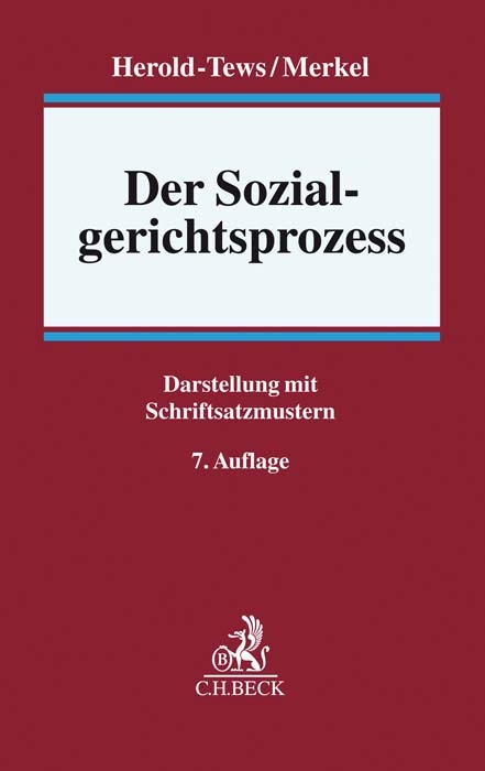 Der Sozialgerichtsprozess - Klaus Niesel, Heike Herold-Tews, Günter Merkel