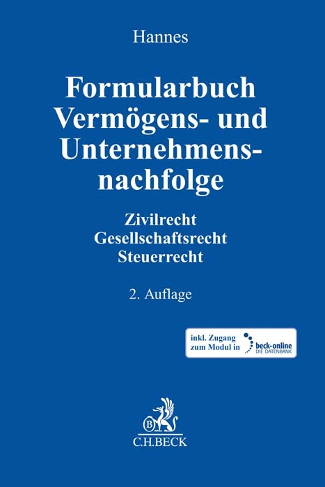 Formularbuch Vermögens- und Unternehmensnachfolge - 