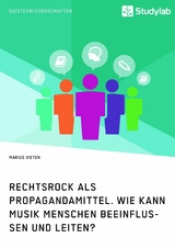 Rechtsrock als Propagandamittel. Wie kann Musik Menschen beeinflussen und leiten? -  Marius Vieten