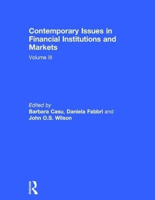 Contemporary Issues in Financial Institutions and Markets - 