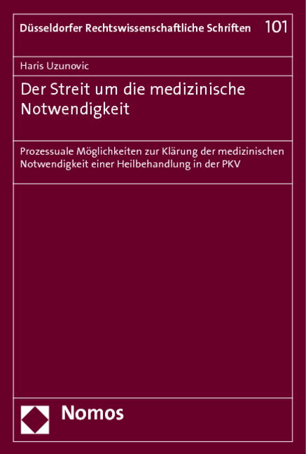 Der Streit um die medizinische Notwendigkeit - Haris Uzunovic