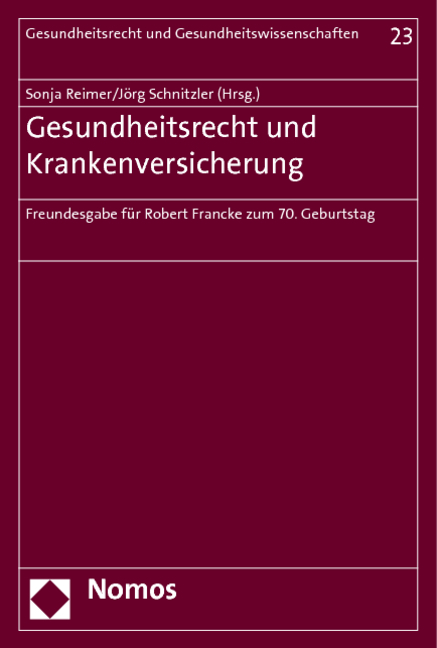 Gesundheitsrecht und Krankenversicherung - 