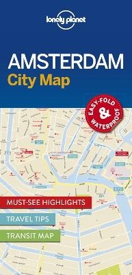 Lonely Planet Amsterdam City Map -  Lonely Planet