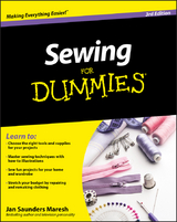 Sewing For Dummies -  Jan Saunders Maresh