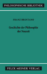 Geschichte der Philosophie der Neuzeit - Franz Brentano