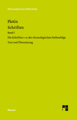 Schriften. Band I -  Plotin