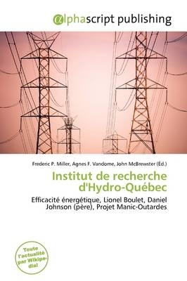 Institut de Recherche D'Hydro-Qu Bec - 