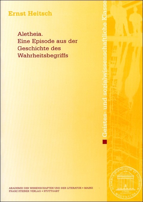 Aletheia - Ernst Heitsch