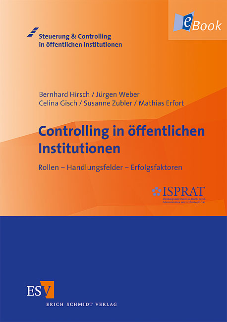 Controlling in öffentlichen Institutionen - Bernhard Hirsch, Jürgen Weber, Celina Gisch, Susanne Zubler, Mathias Erfort