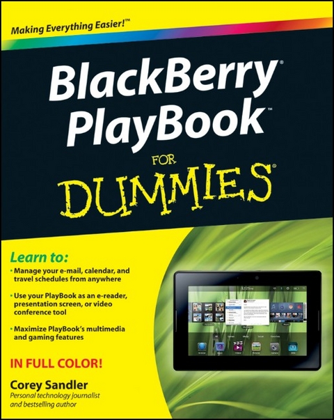 BlackBerry PlayBook For Dummies - Corey Sandler