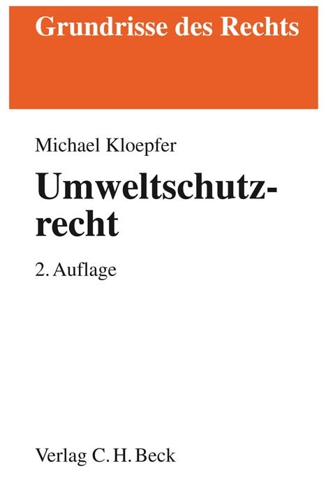 Umweltschutzrecht - Michael Kloepfer
