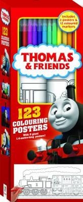 Thomas and Friends 123 Colouring Posters - Hinkler Pty Ltd
