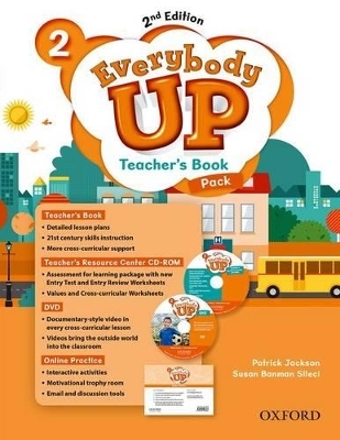 Everybody Up: Level 2: Teacher's Book Pack with DVD, Online Practice and Teacher's Resource Center CD-ROM - Patrick Jackson, Susan Banman Sileci, Kathleen Kampa, Christina Vilina