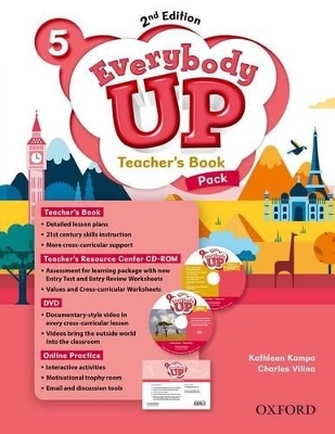 Everybody Up: Level 5: Teacher's Book Pack with DVD, Online Practice and Teacher's Resource Center CD-ROM - Patrick Jackson, Susan Banman Sileci, Kathleen Kampa, Charles Vilina