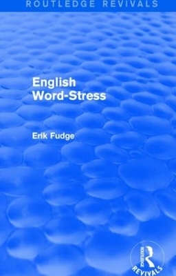 English Word-Stress - Erik Fudge