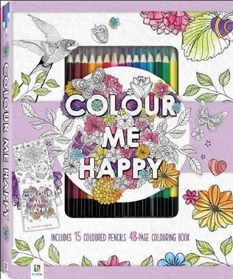 Colour Me Happy Colouring Kit with 15 Pencils - Hinkler Pty Ltd