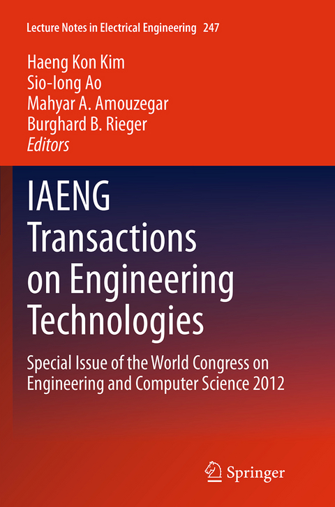 IAENG Transactions on Engineering Technologies - 