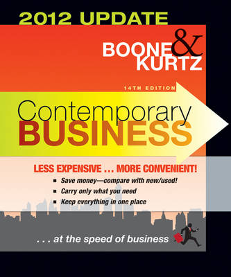 Contemporary Business Update, Binder Version - Louis E Boone, David L Kurtz