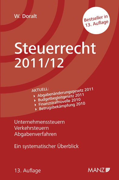 Steuerrecht 2011/12 - Werner Doralt